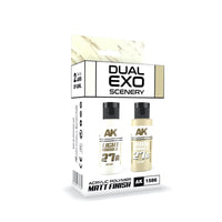 AK Interactive AK1586 Dual Exo Set 27 27A Light Marble and 27B Dark Marble