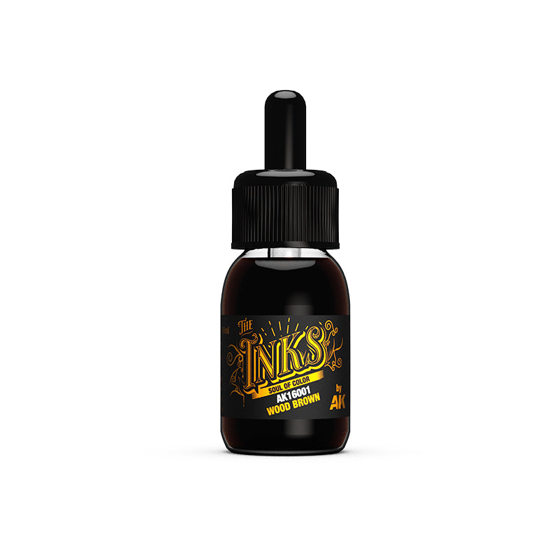 AK Interactive AK16001 The Inks Wood Brown 30ml