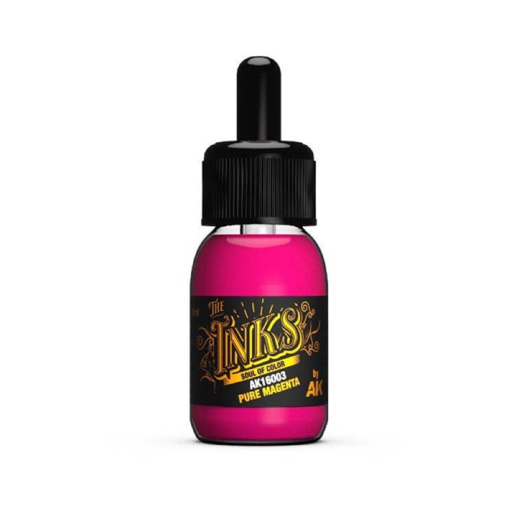 AK Interactive AK16021 The Inks Primary Colours Set