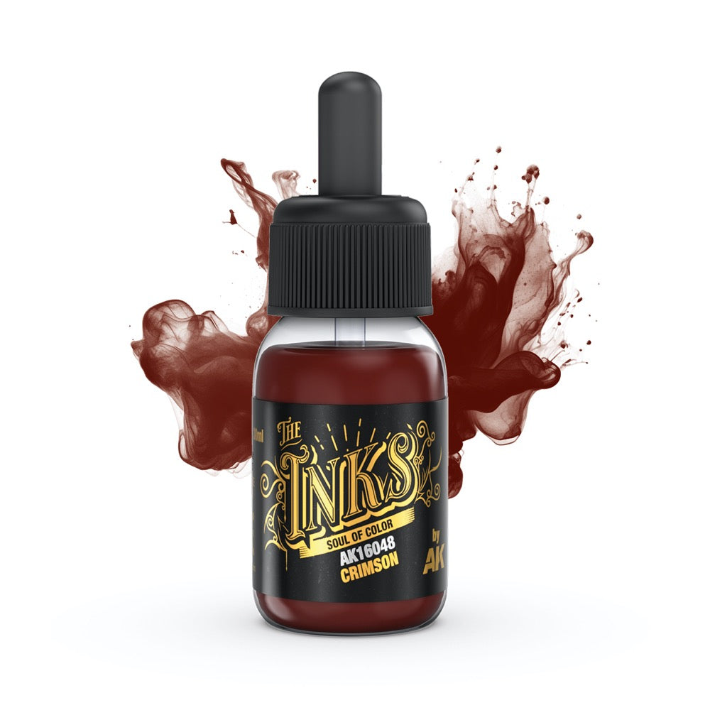 AK Interactive 16029 The INKS Spell Colors Set Acrylic Ink Set 3 Colours