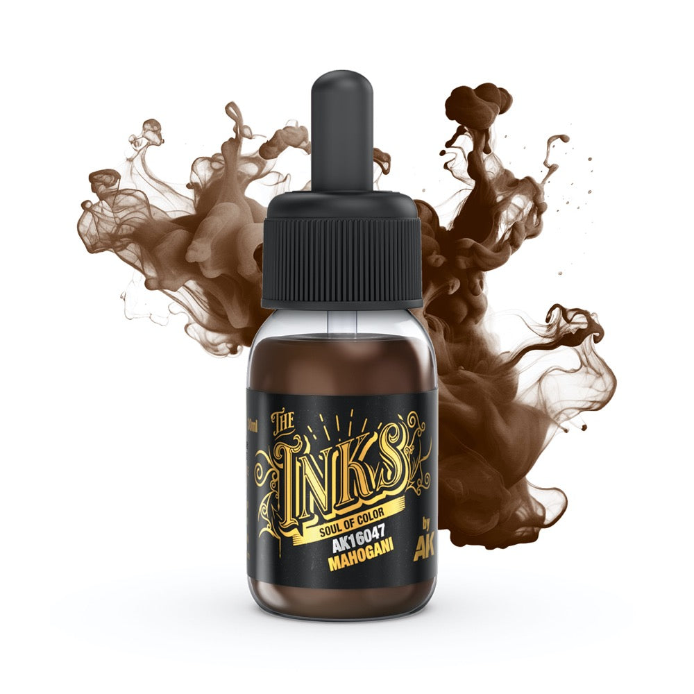 AK Interactive 16031 The INKS Timber Colors Set Acrylic Ink Set 3 Colours