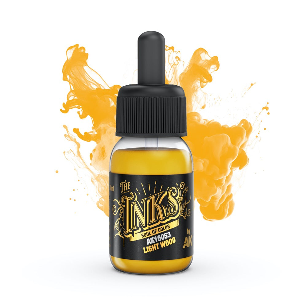 AK Interactive 16031 The INKS Timber Colors Set Acrylic Ink Set 3 Colours