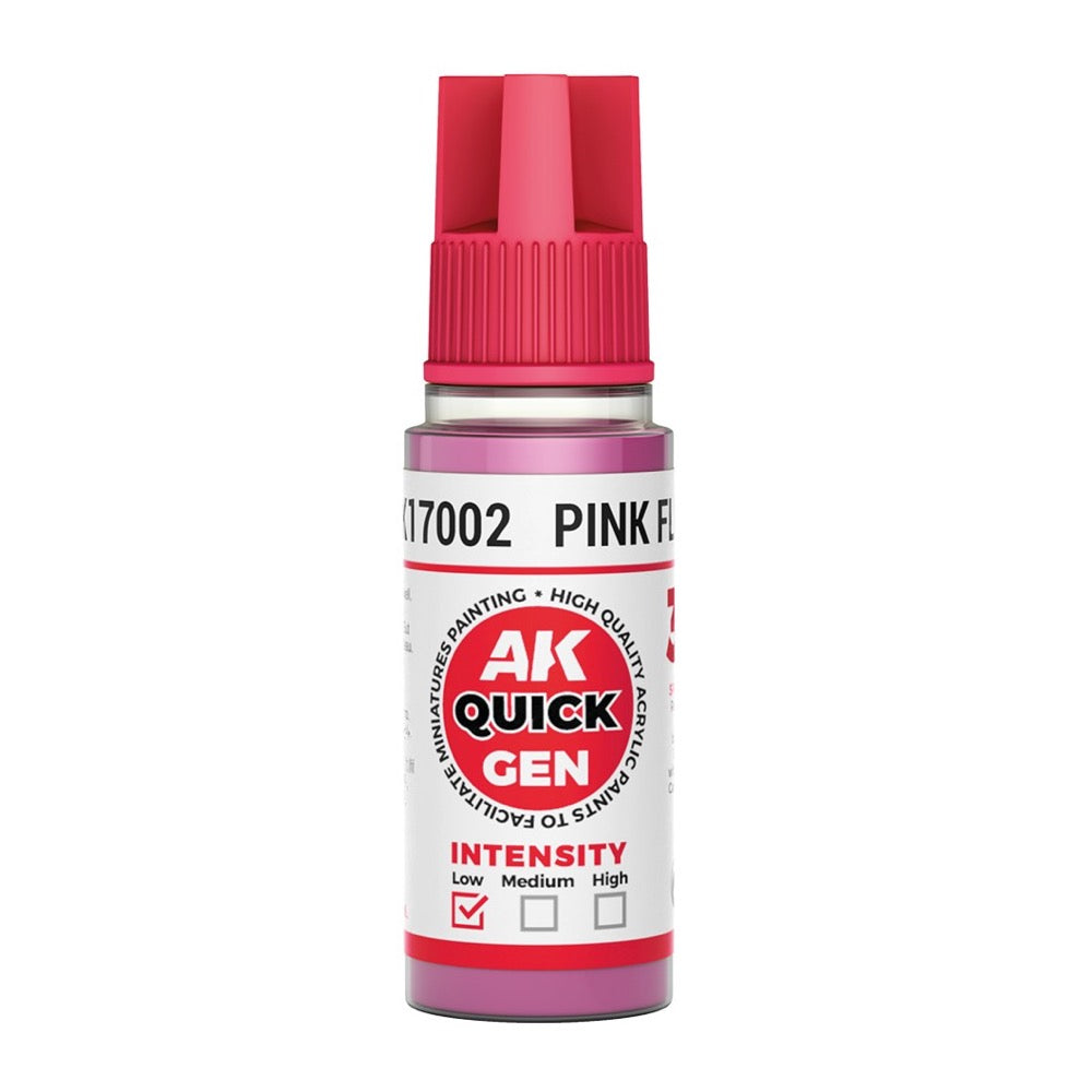 AK Interactive 17002 Quick Gen Pink Flesh 18ml Acrylic Paint