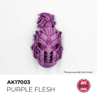 AK Interactive 17003 Quick Gen Purple Flesh 18ml Acrylic Paint
