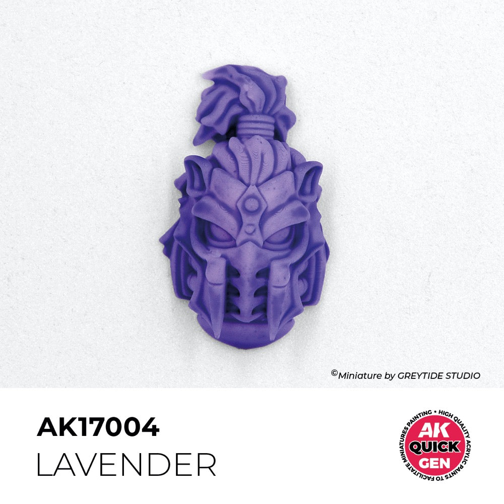 AK Interactive 17004 Quick Gen Lavender 18ml Acrylic Paint