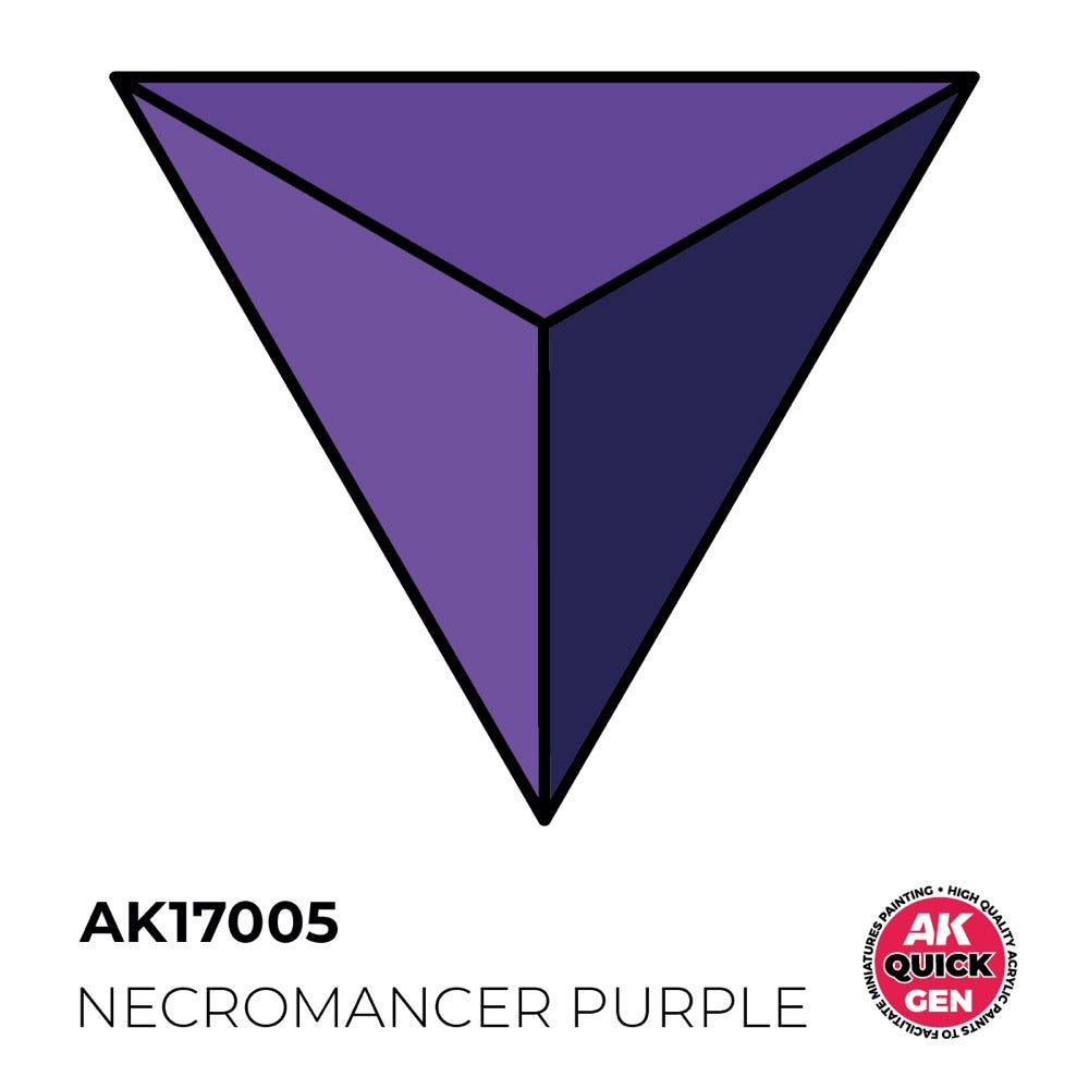 AK Interactive 17005 Quick Gen Necromancer Purple 18ml Acrylic Paint