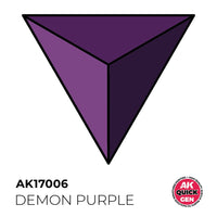 AK Interactive 17006 Quick Gen Demon Purple 18ml Acrylic Paint
