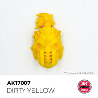 AK Interactive 17007 Quick Gen Dirty Yellow 18ml Acrylic Paint