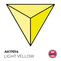 AK Interactive 17014 Quick Gen Light Yellow 18ml Acrylic Paint