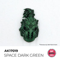 AK Interactive 17019 Quick Gen Space Dark Green 18ml Acrylic Paint