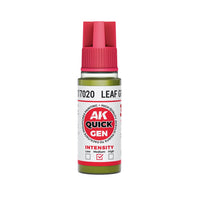 AK Interactive 17020 Quick Gen Leaf Green 18ml Acrylic Paint
