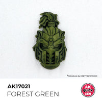 AK Interactive 17021 Quick Gen Forest Green 18ml Acrylic Paint