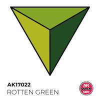 AK Interactive 17022 Quick Gen Rotten Green 18ml Acrylic Paint