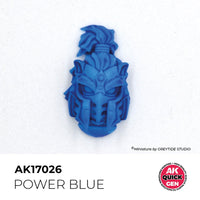 AK Interactive 17026 Quick Gen Power Blue 18ml Acrylic Paint