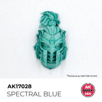 AK Interactive 17028 Quick Gen Spectral Blue 18ml Acrylic Paint
