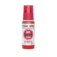 AK Interactive 17034 Quick Gen Space Red 18ml Acrylic Paint