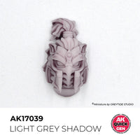 AK Interactive 17039 Quick Gen Light Grey Shadow 18ml Acrylic Paint