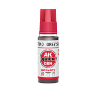 AK Interactive 17040 Quick Gen Grey Shadow 18ml Acrylic Paint