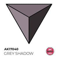 AK Interactive 17040 Quick Gen Grey Shadow 18ml Acrylic Paint