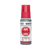 AK Interactive 17041 Quick Gen Winter Grey 18ml Acrylic Paint