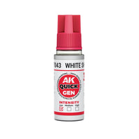 AK Interactive 17043 Quick Gen White Shadow 18ml Acrylic Paint