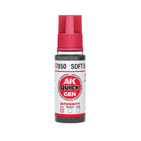 AK Interactive 17050 Quick Gen Soft Black 18ml Acrylic Paint