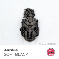 AK Interactive 17050 Quick Gen Soft Black 18ml Acrylic Paint