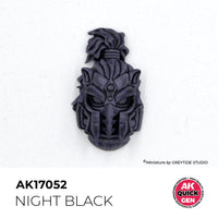 AK Interactive 17052 Quick Gen Night Black 18ml Acrylic Paint
