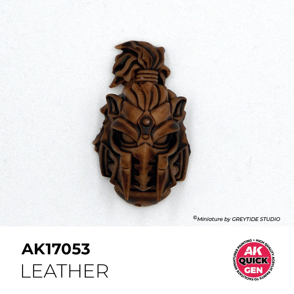 AK Interactive 17053 Quick Gen Leather 18ml Acrylic Paint