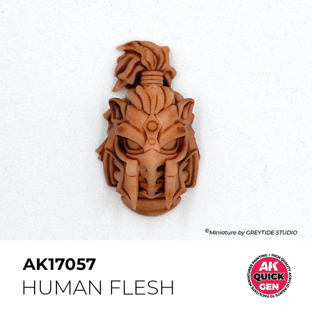 AK Interactive 17057 Quick Gen Human Flesh 18ml Acrylic Paint