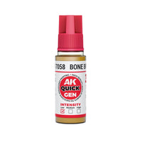 AK Interactive 17058 Quick Gen Bone Brown 18ml Acrylic Paint