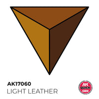 AK Interactive 17060 Quick Gen Light Leather 18ml Acrylic Paint