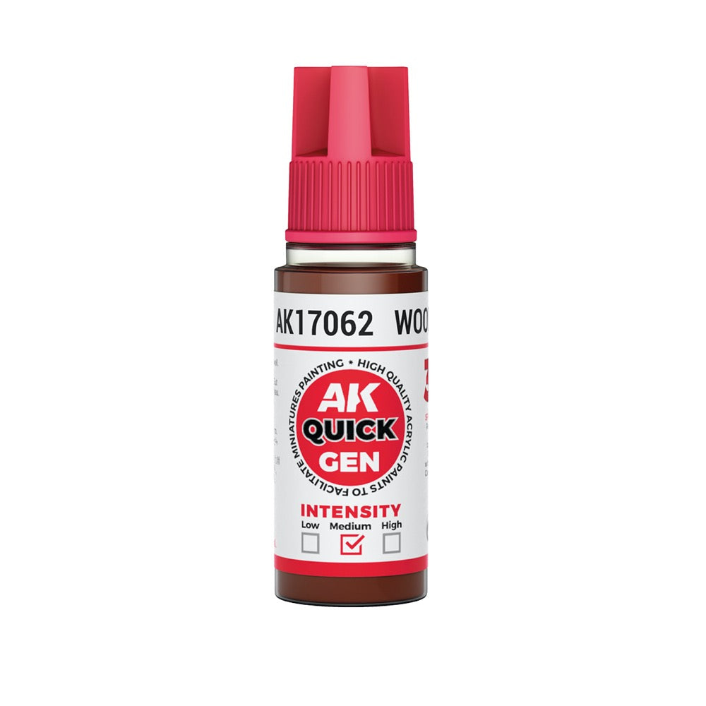AK Interactive 17062 Quick Gen Wood 18ml Acrylic Paint