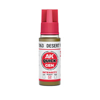 AK Interactive 17063 Quick Gen Desert Yellow 18ml Acrylic Paint