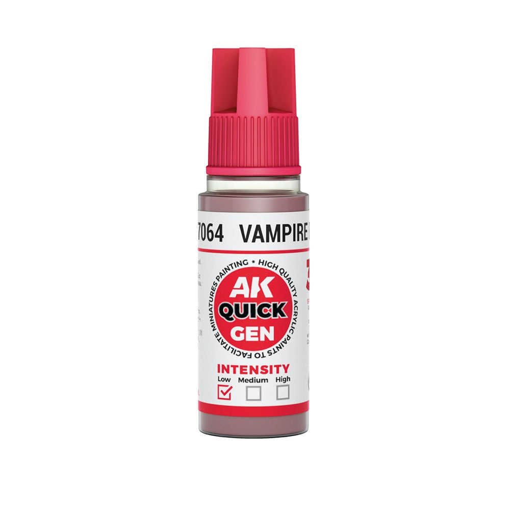 AK Interactive 17064 Quick Gen Vampire Flesh 18ml Acrylic Paint