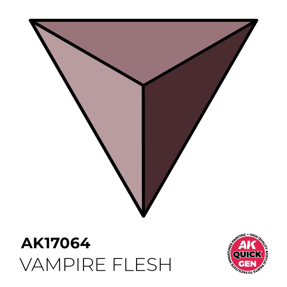 AK Interactive 17064 Quick Gen Vampire Flesh 18ml Acrylic Paint