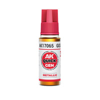 AK Interactive 17065 Quick Gen Gold 18ml Acrylic Paint