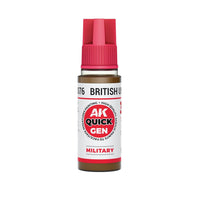 AK Interactive 17076 Quick Gen British Uniform 18ml Acrylic Paint