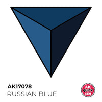 AK Interactive 17078 Quick Gen Russian Blue 18ml Acrylic Paint