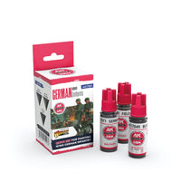 AK Interactive 17501 Quick Gen German Uniforms Acrylic Paint Set 3 Colours