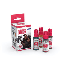 AK Interactive 17510 Quick Gen Dwarfs Acrylic Paint Set 4 Colours