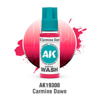 AK Interactive Acrylic Wash Carmine Dawn Wash 18ml