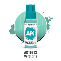 AK Interactive Acrylic Wash Verdigris Wash 18ml