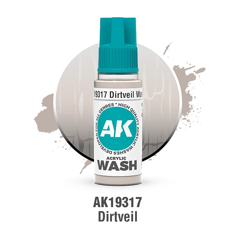 AK Interactive Acrylic Wash Dirtveil Wash 18ml
