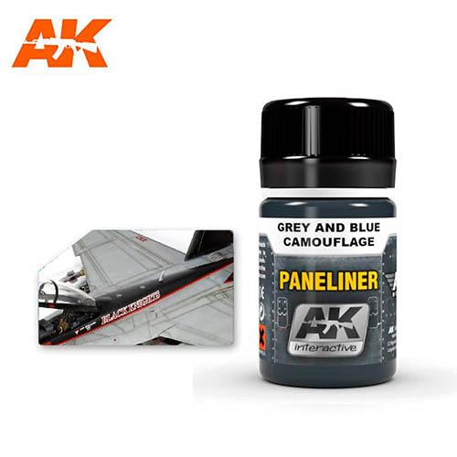 AK Interactive AK2072 Air Weathering Paneline Grey & Blue Camouflage Enamel 35mL