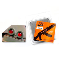 AK Interactive 213 Red 3mm Light Lenses 8436535572132