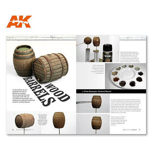 AK Interactive AK259 Realistic Wood Effects (AK Learning Series N¬∫1) English