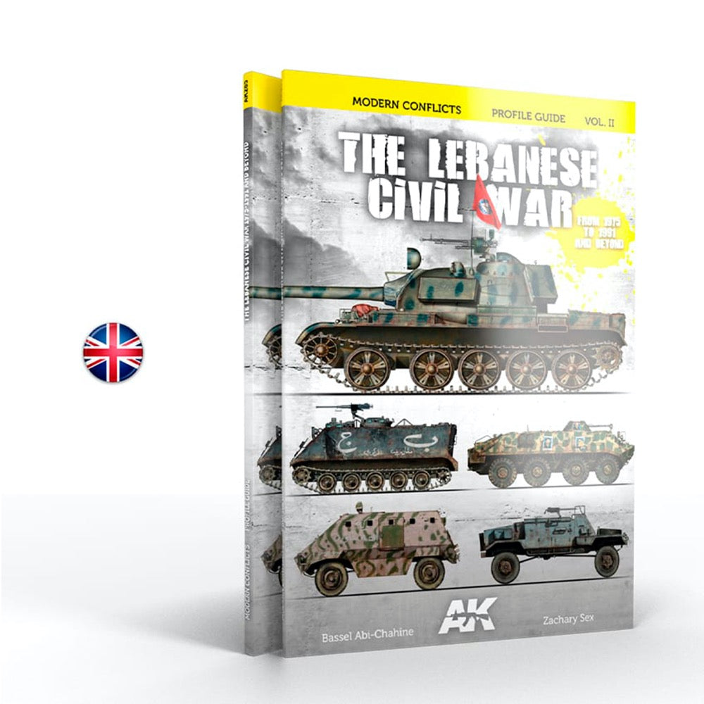 AK Interactive 285 Book Wars In Lebanon Vol.II English