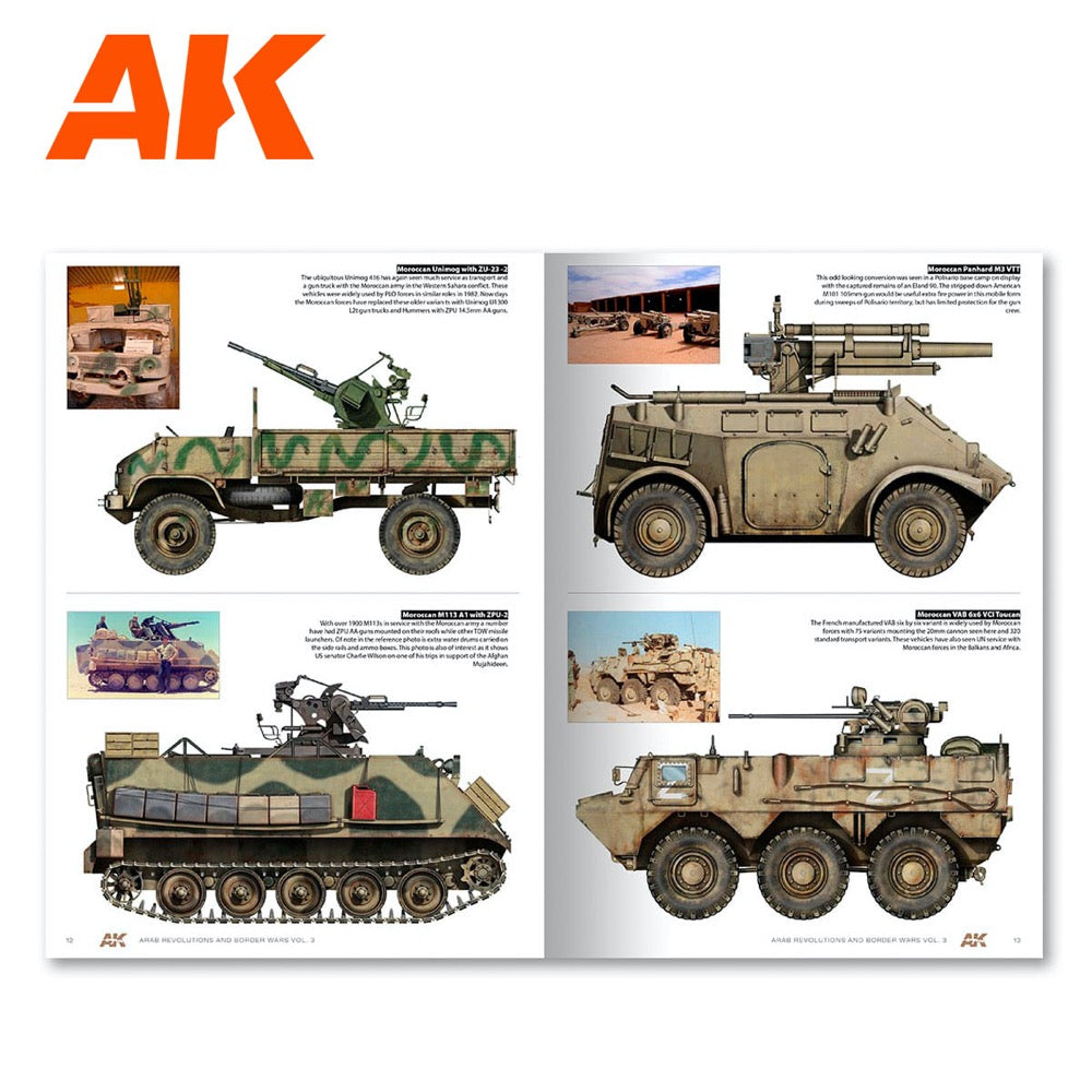 AK Interactive 286 Book Arab Revolutions And Border Wars Vol III English