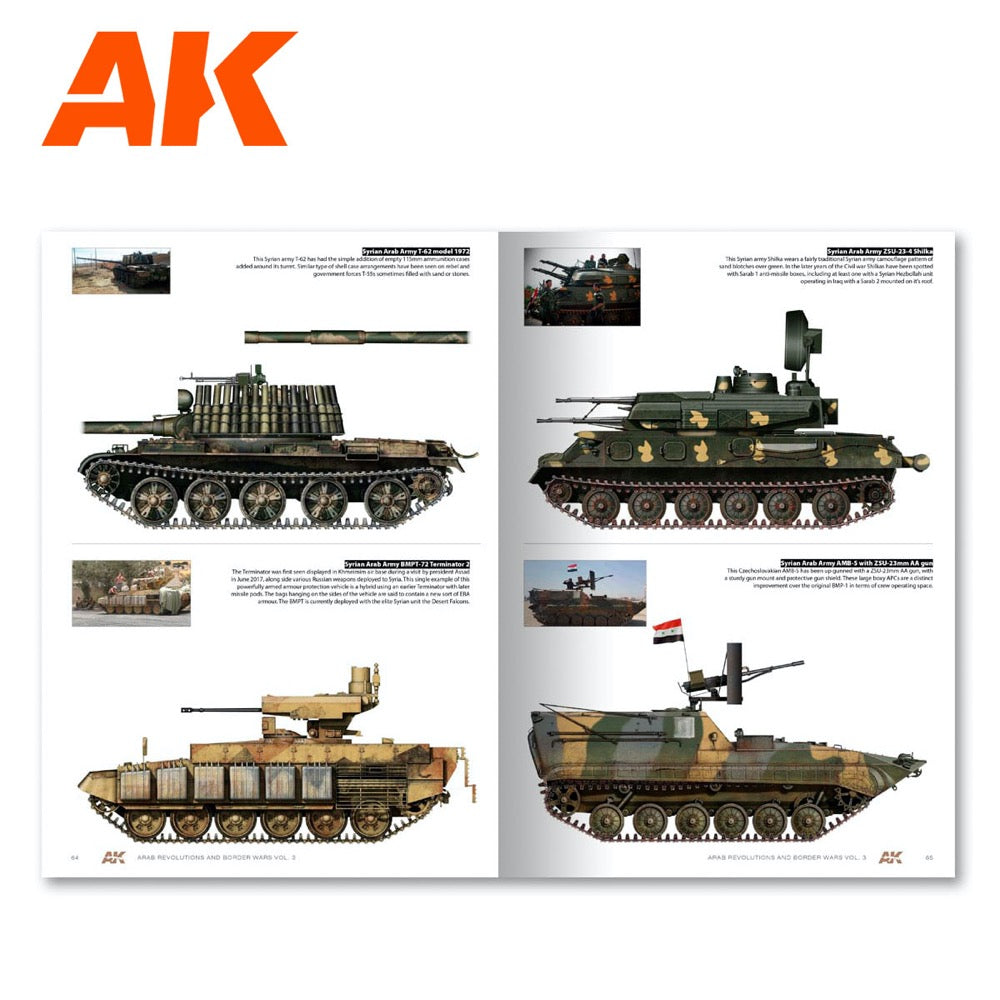 AK Interactive 286 Book Arab Revolutions And Border Wars Vol III English